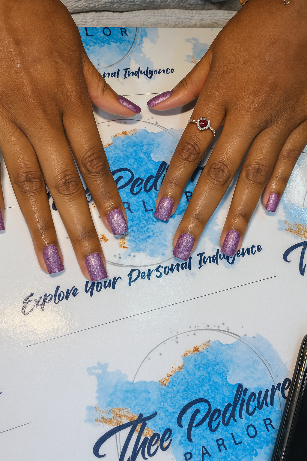 Purple Cat Eye Gel-X Purple Cat Eye Gel-X